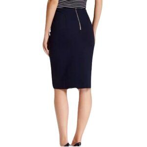 PHILOSOPHY Navy Blue Knit Pencil Skirt NEW Size 4